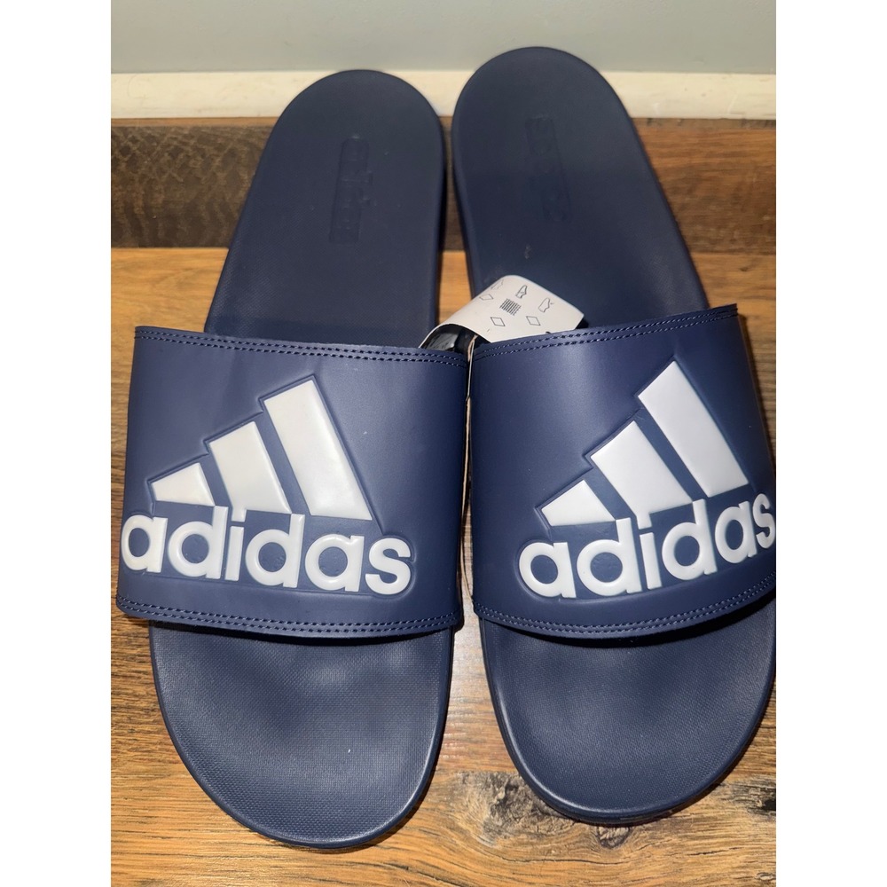 NWT Adidas Adilette Comfort Slides-Navy
Size 17